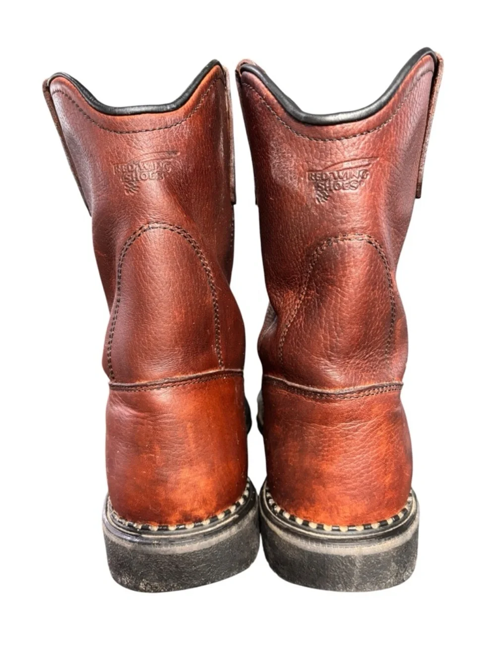 Red Wing Pecos 1149 Pull-On Brown Leather Work Boots – Sz 11 EE (E2)